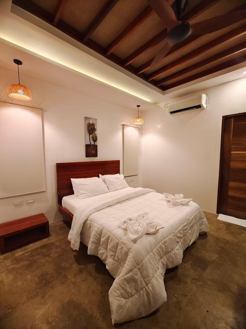 Bedroom of the Tropical Beachfront Villa at Patrick's on the Beach, Siargao